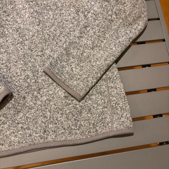 Patagonia Better Sweater Womens Size Medium Gray 1/4 Zip Fleece Jacket - Picture 3 of 9